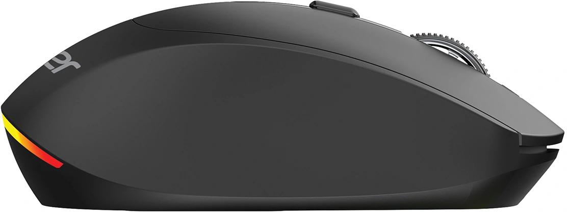 Мышь Acer OMR504 черный оптическая 3200dpi silent беспров. BT/Radio USB 4but (ZL.MCE11.01D) — миниатюра 3