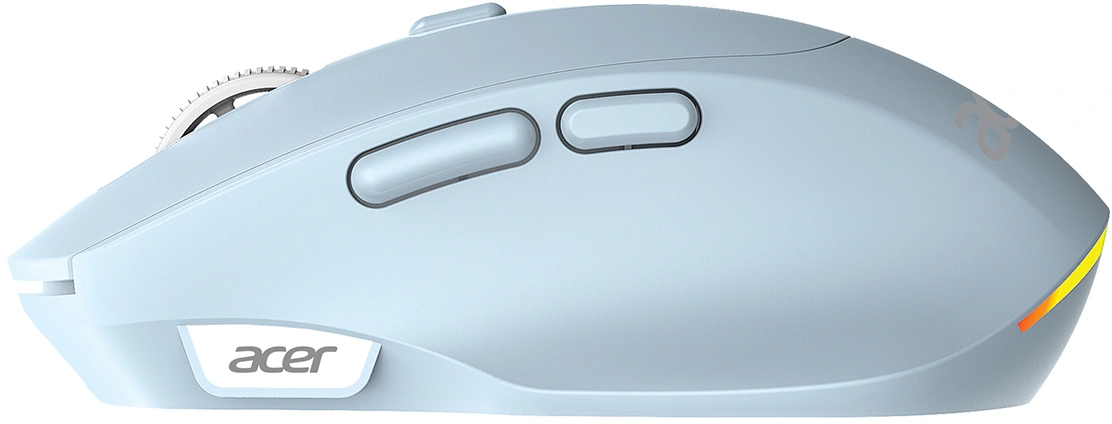Мышь Acer OMR504 голубой оптическая 3200dpi silent беспров. BT/Radio USB 4but (ZL.MCE11.01E) — миниатюра 2