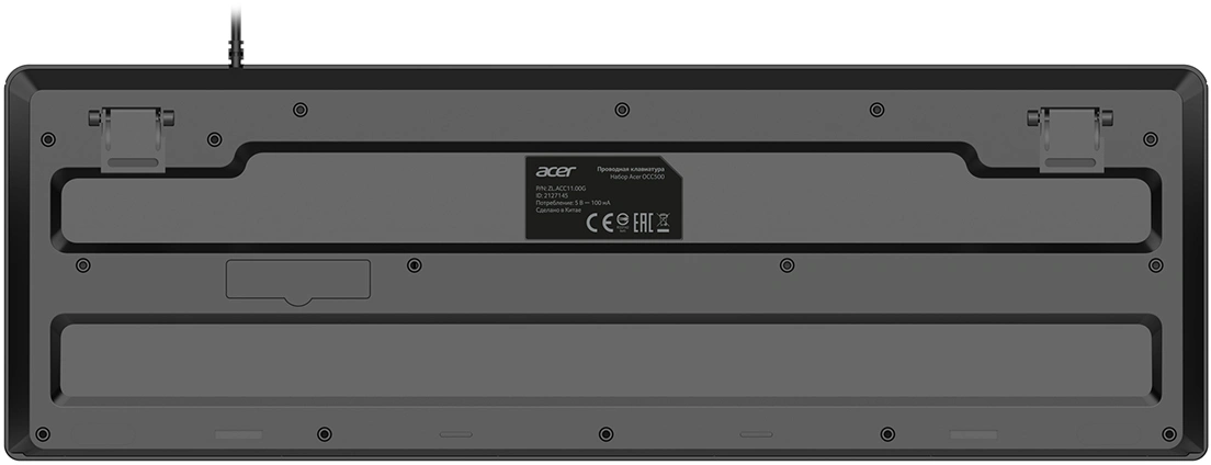 Клавиатура + мышь Acer OCC500 клав:черный мышь:черный USB (ZL.ACC11.00G) — миниатюра 4