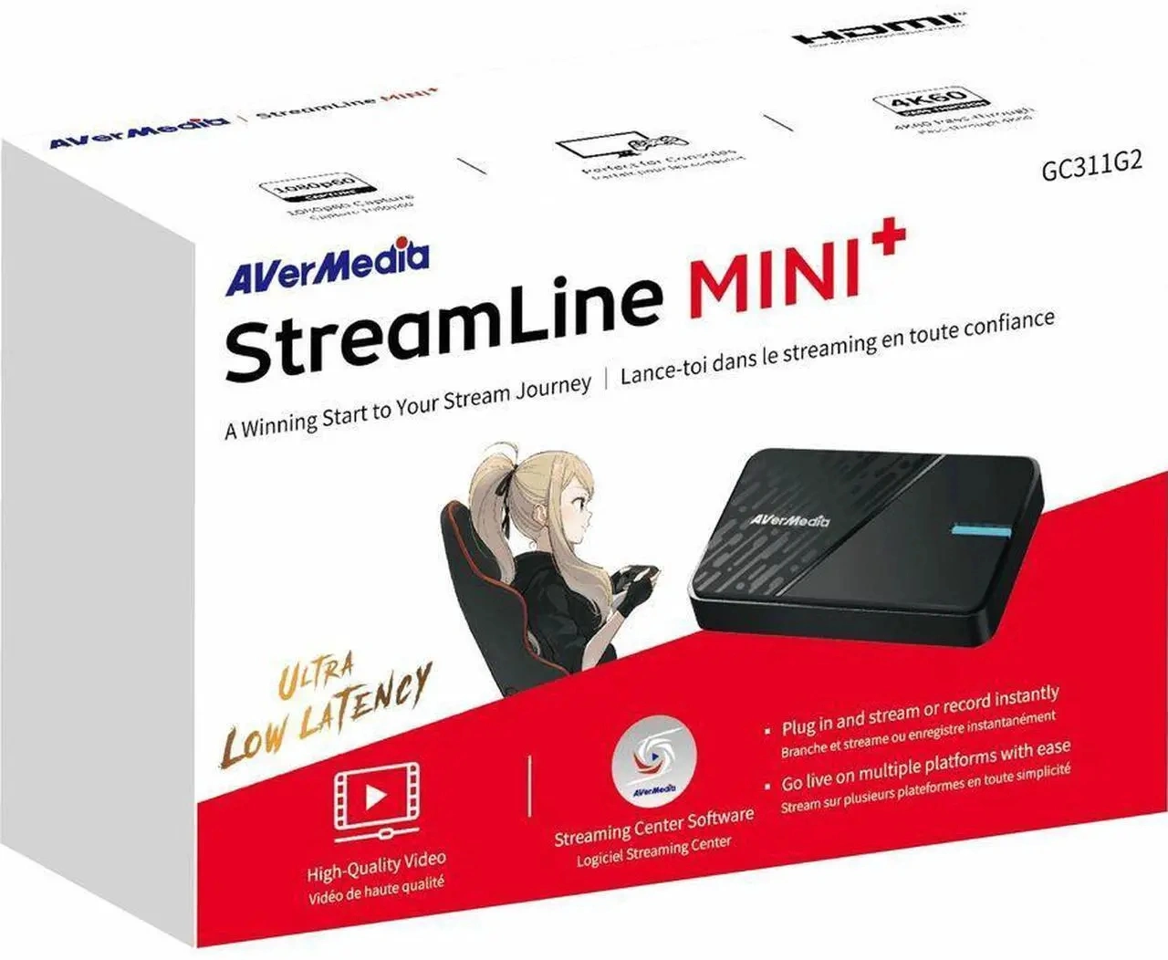 Карта видеозахвата Avermedia StreamLine MINI+ GC311 внешний UBS Type-C — миниатюра 8