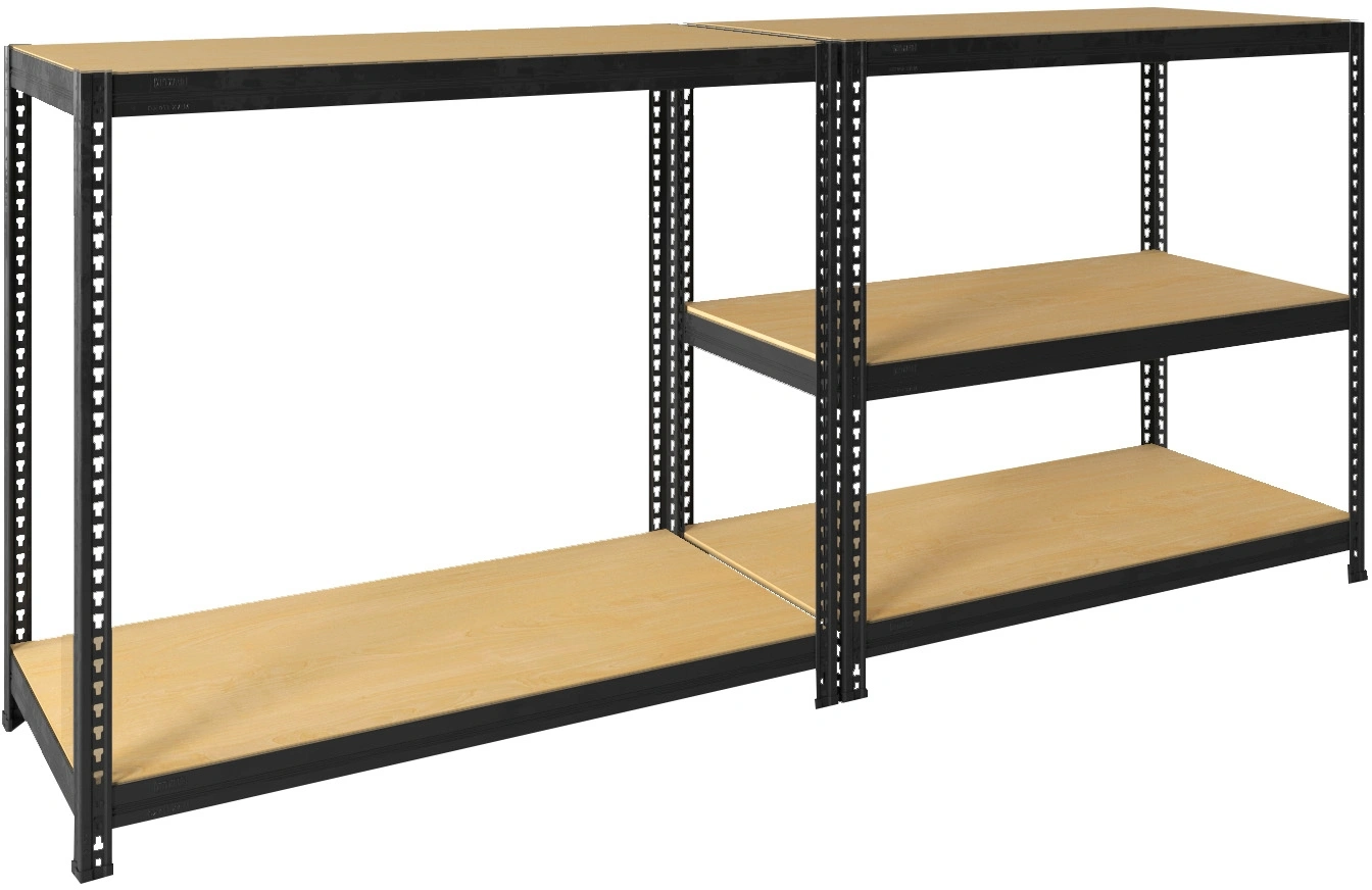 Стеллаж Практик SBL 200KD/90x40/5 пол.:5 разборная 2000x900x400мм серый (S24499393309) — миниатюра 2