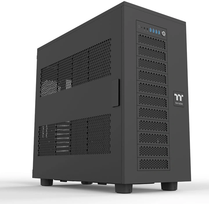 Корпус Thermaltake AX700 черный без БП XL-ATX 18x120mm 18x140mm 2x200mm 4xUSB3.0 audio bott PSU — миниатюра 5