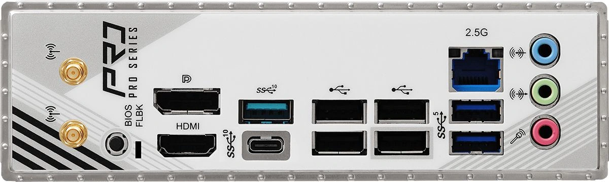 Материнская плата Asrock B850M PRO RS WIFI Socket AM5 AMD B850 4xDDR5 mATX AC`97 8ch(7.1) 2.5Gg RAID+HDMI+DP — миниатюра 7