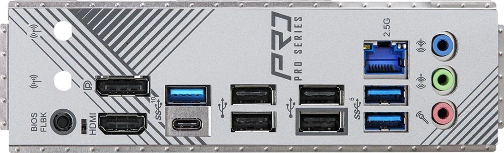 Материнская плата Asrock B650M PRO RS Socket AM5 AMD B650 4xDDR5 mATX AC`97 8ch(7.1) 2.5Gg RAID+HDMI+DP — миниатюра 5