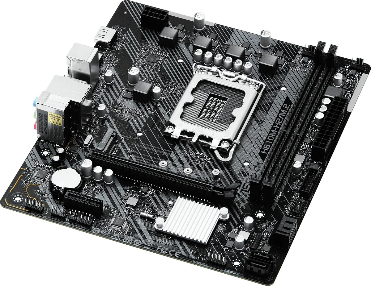 Материнская плата Asrock H610M-H2/M.2 Soc-1700 Intel H610 2xDDR4 mATX AC`97 8ch(7.1) GbLAN+HDMI — миниатюра 4