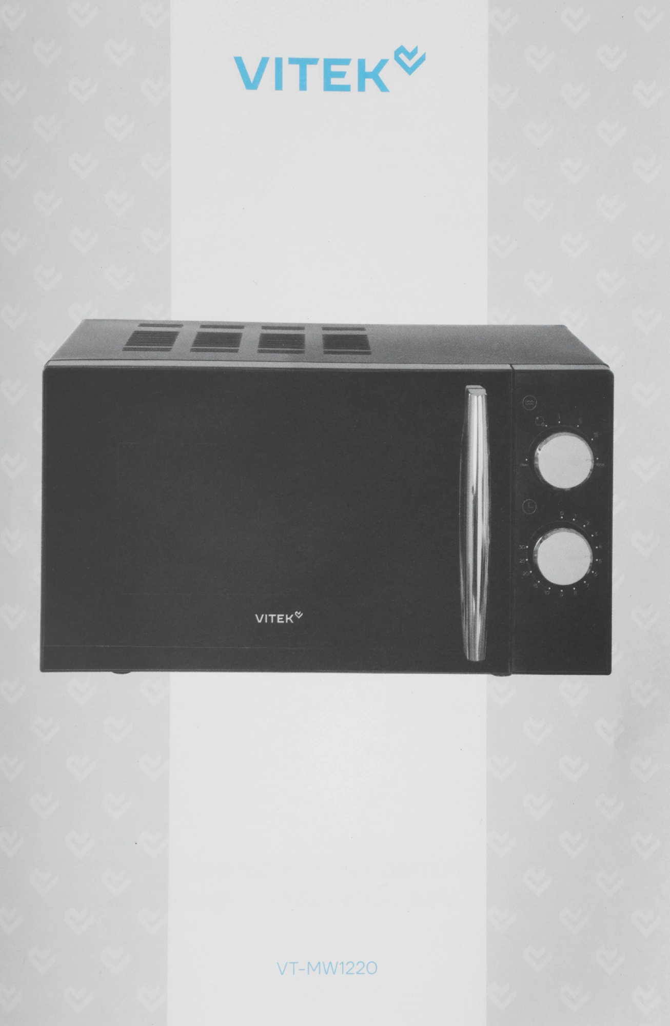 Микроволновая Печь Vitek VT-MW1220 20л. 700Вт черный/хром — миниатюра 2
