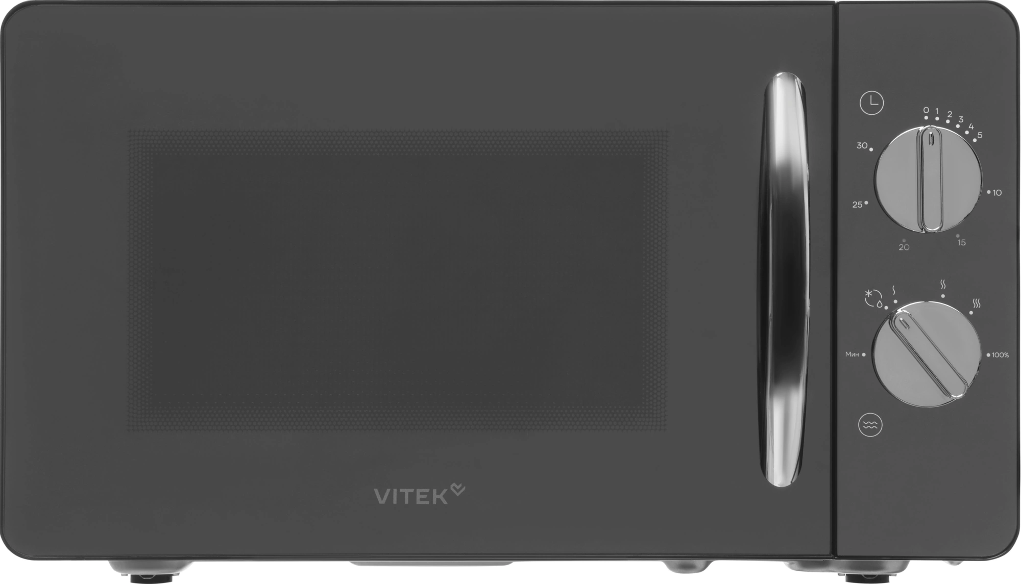 Микроволновая Печь Vitek VT-MW1320 20л. 700Вт черный/хром — миниатюра 6
