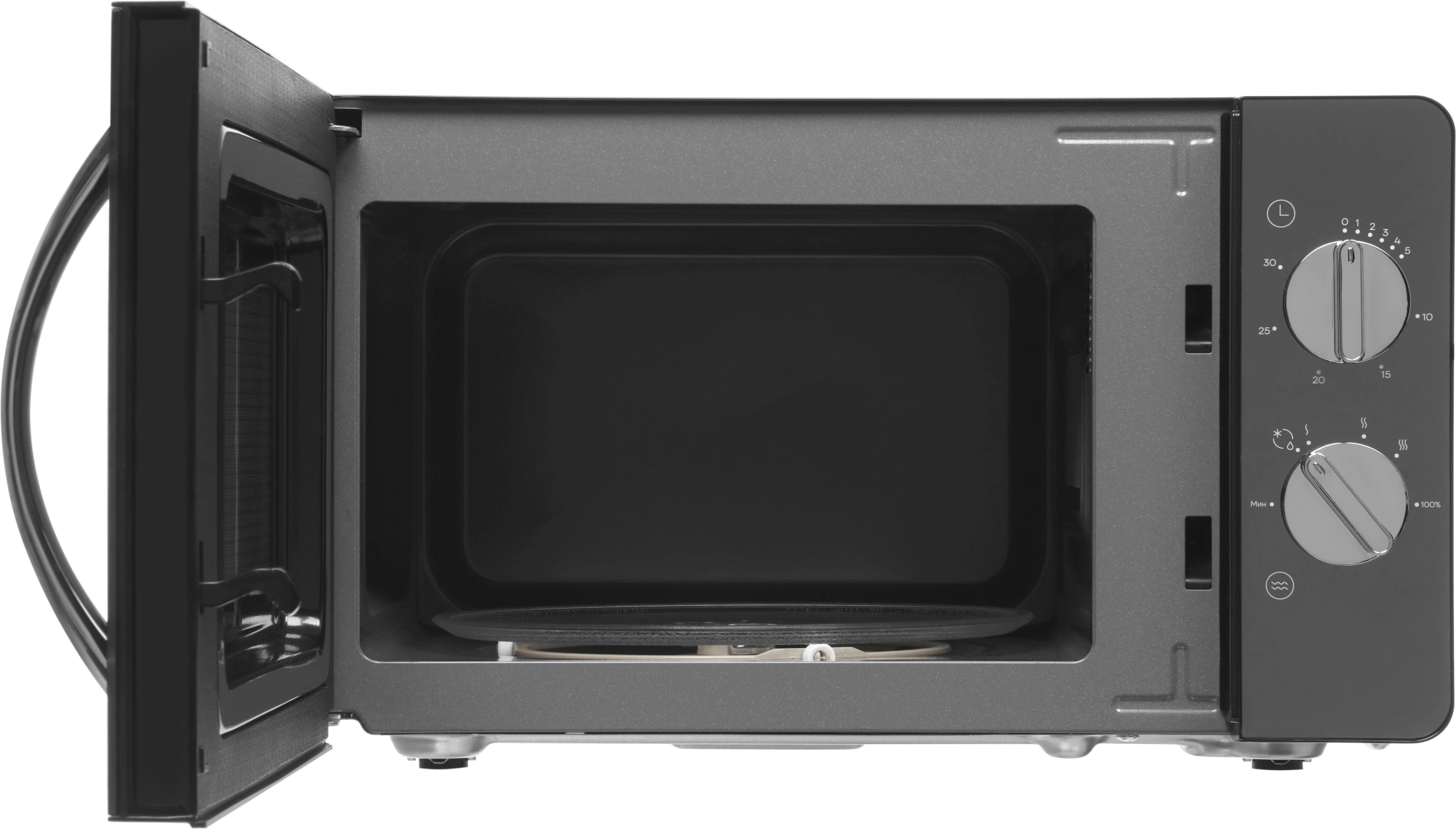 Микроволновая Печь Vitek VT-MW1320 20л. 700Вт черный/хром — миниатюра 7