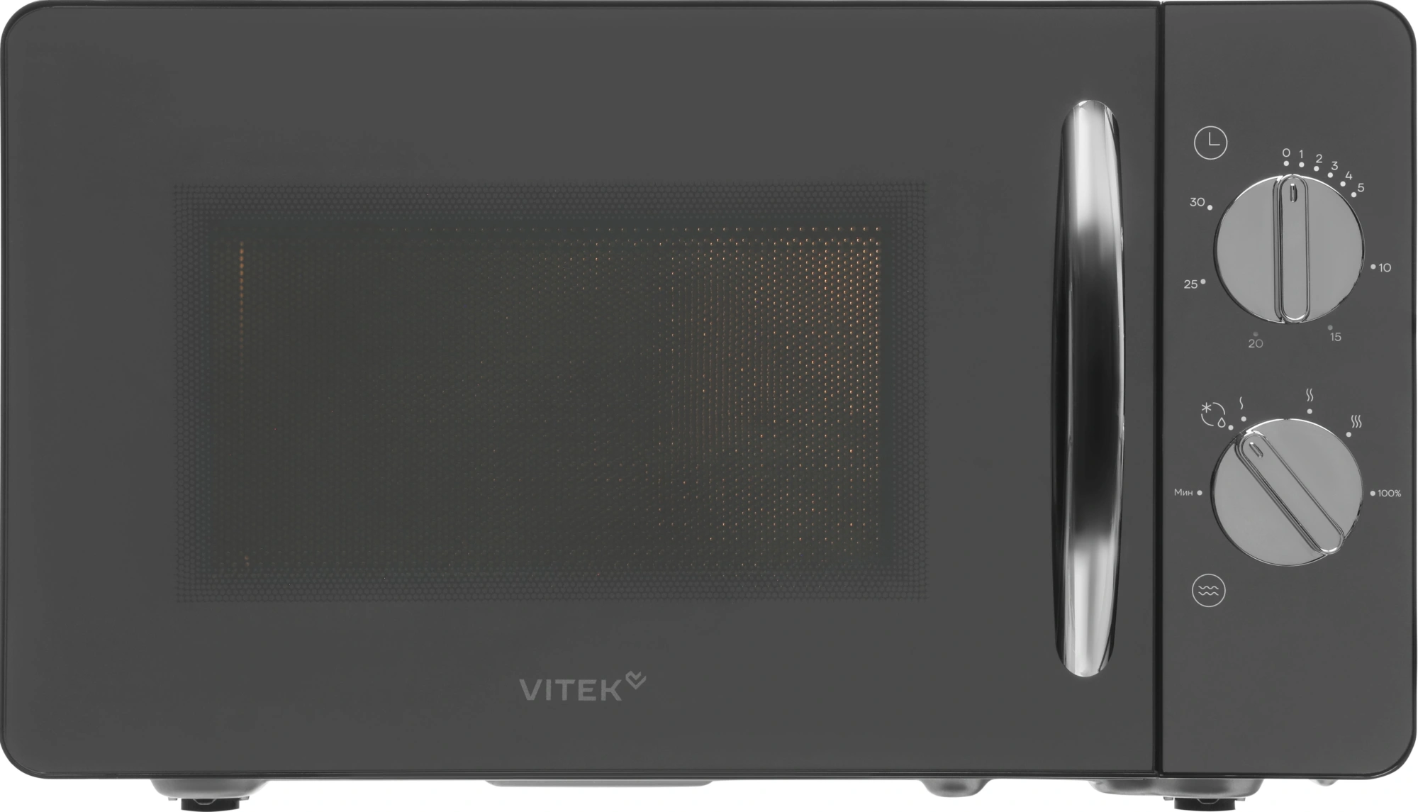 Микроволновая Печь Vitek VT-MW1320 20л. 700Вт черный/хром — миниатюра 13