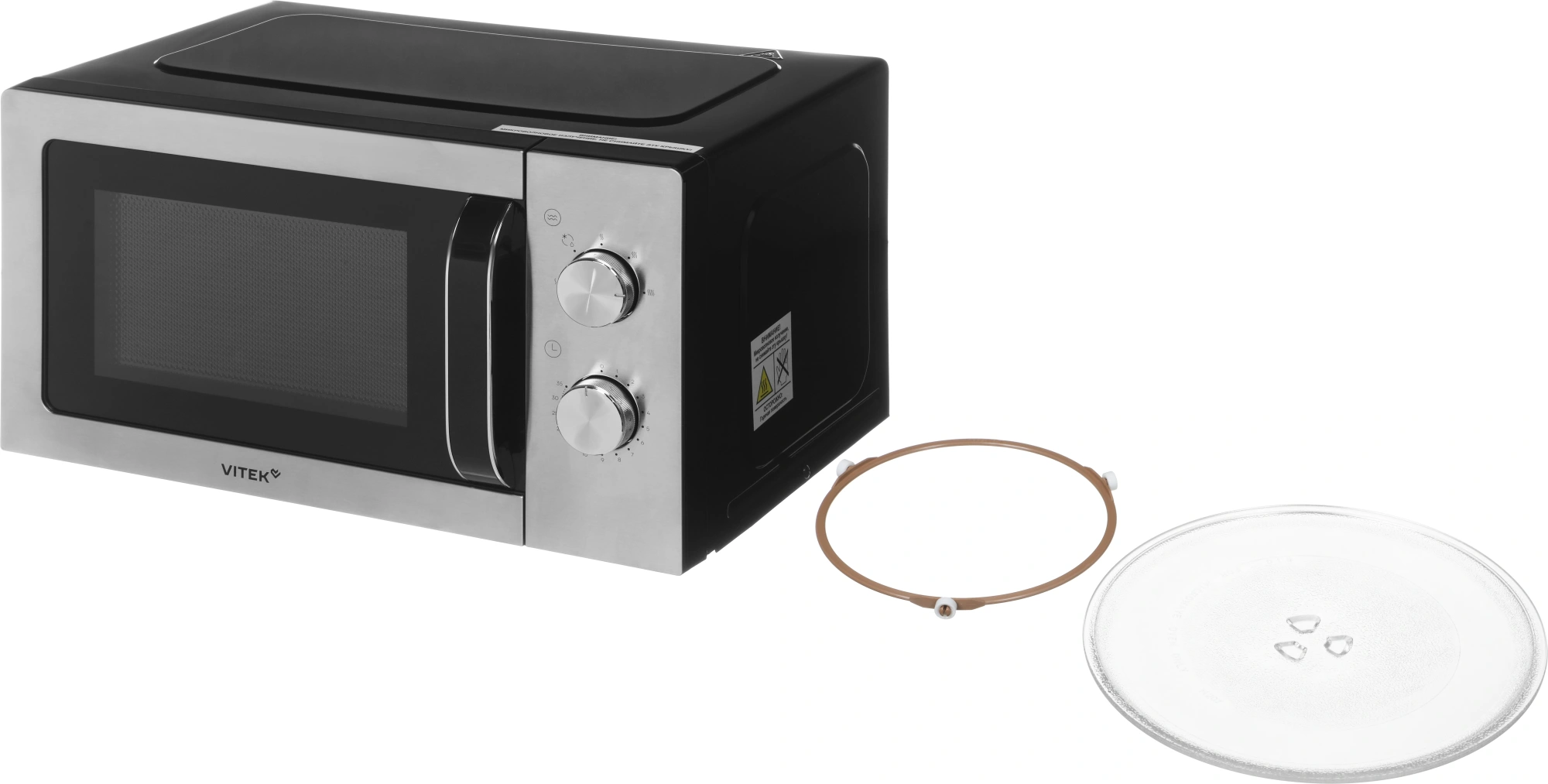 Микроволновая Печь Vitek VT-MW1420 20л. 700Вт черный/нержавеющая сталь — миниатюра 14