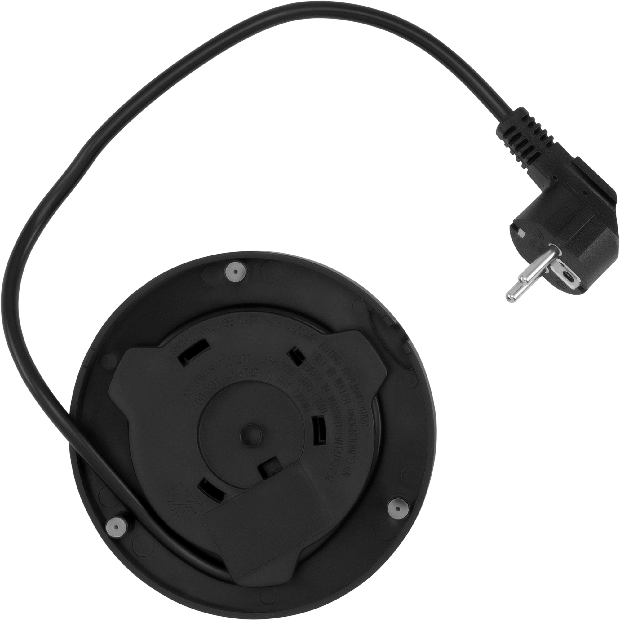 Чайник электрический Polaris PWK 1809CGL 1.8л. 2200Вт черный корпус: стекло/пластик — миниатюра 13