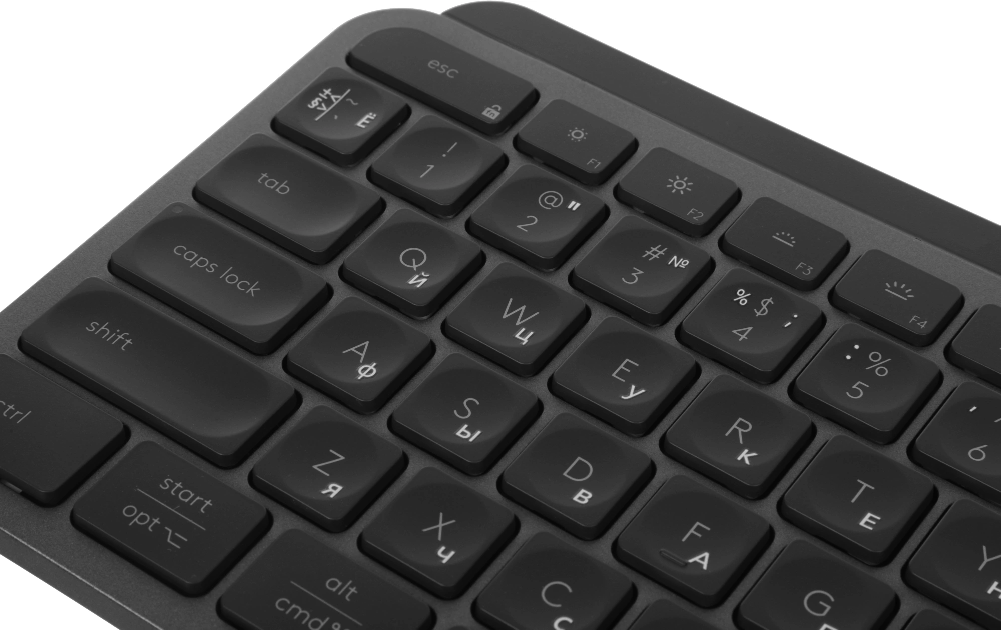 Клавиатура + мышь Logitech MX Keys S Combo клав:графитовый/черный мышь:графитовый USB беспроводная Bluetooth/Радио LED (920-011619) — миниатюра 3