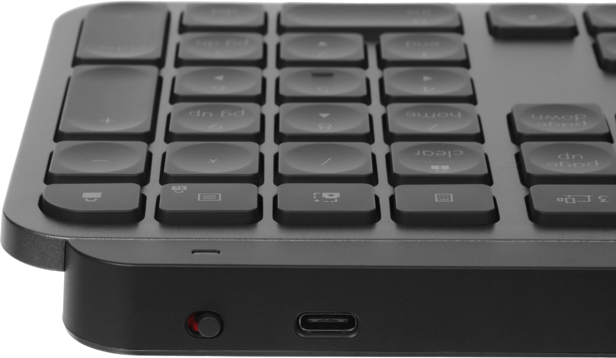 Клавиатура + мышь Logitech MX Keys S Combo клав:графитовый/черный мышь:графитовый USB беспроводная Bluetooth/Радио LED (920-011619) — миниатюра 8
