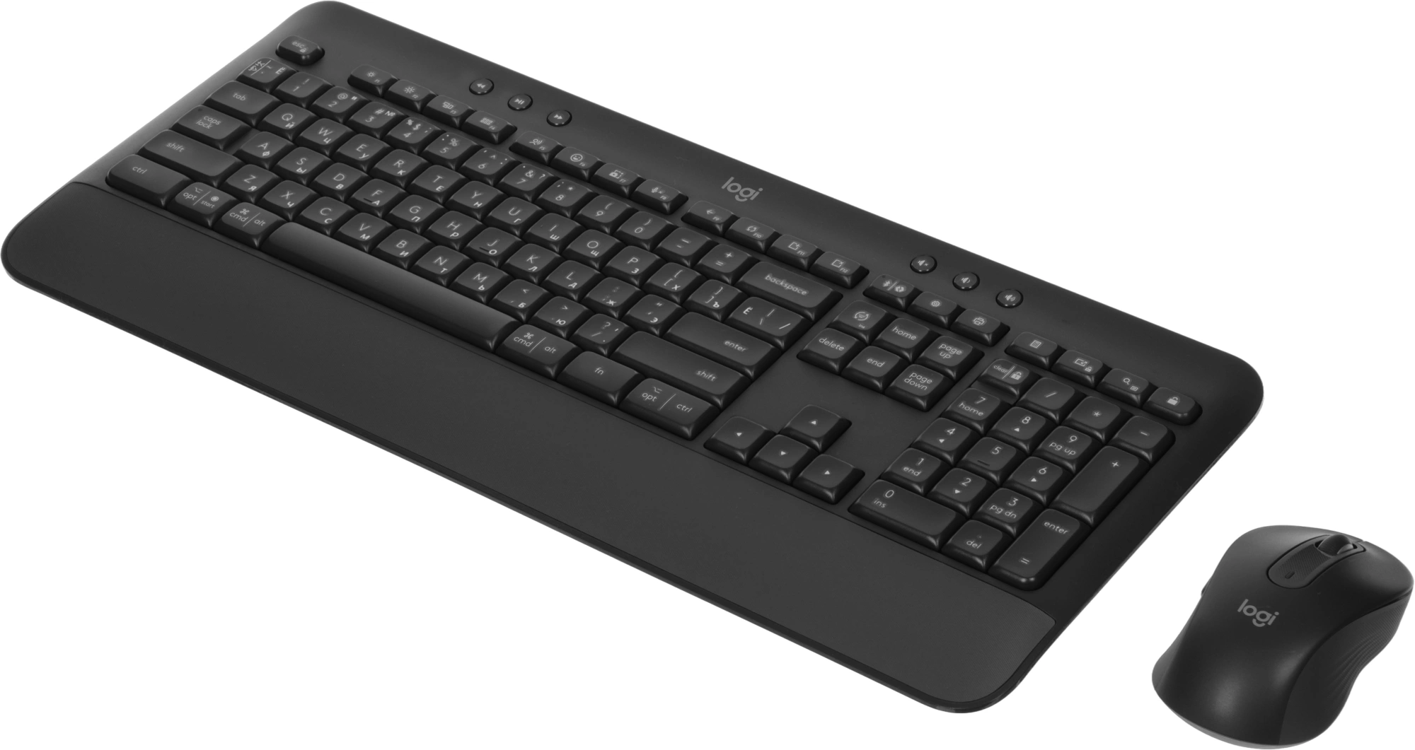 Клавиатура + мышь Logitech MK650 клав:графитовый мышь:черный/серый USB беспроводная Bluetooth/Радио (920-011013) — фото 1