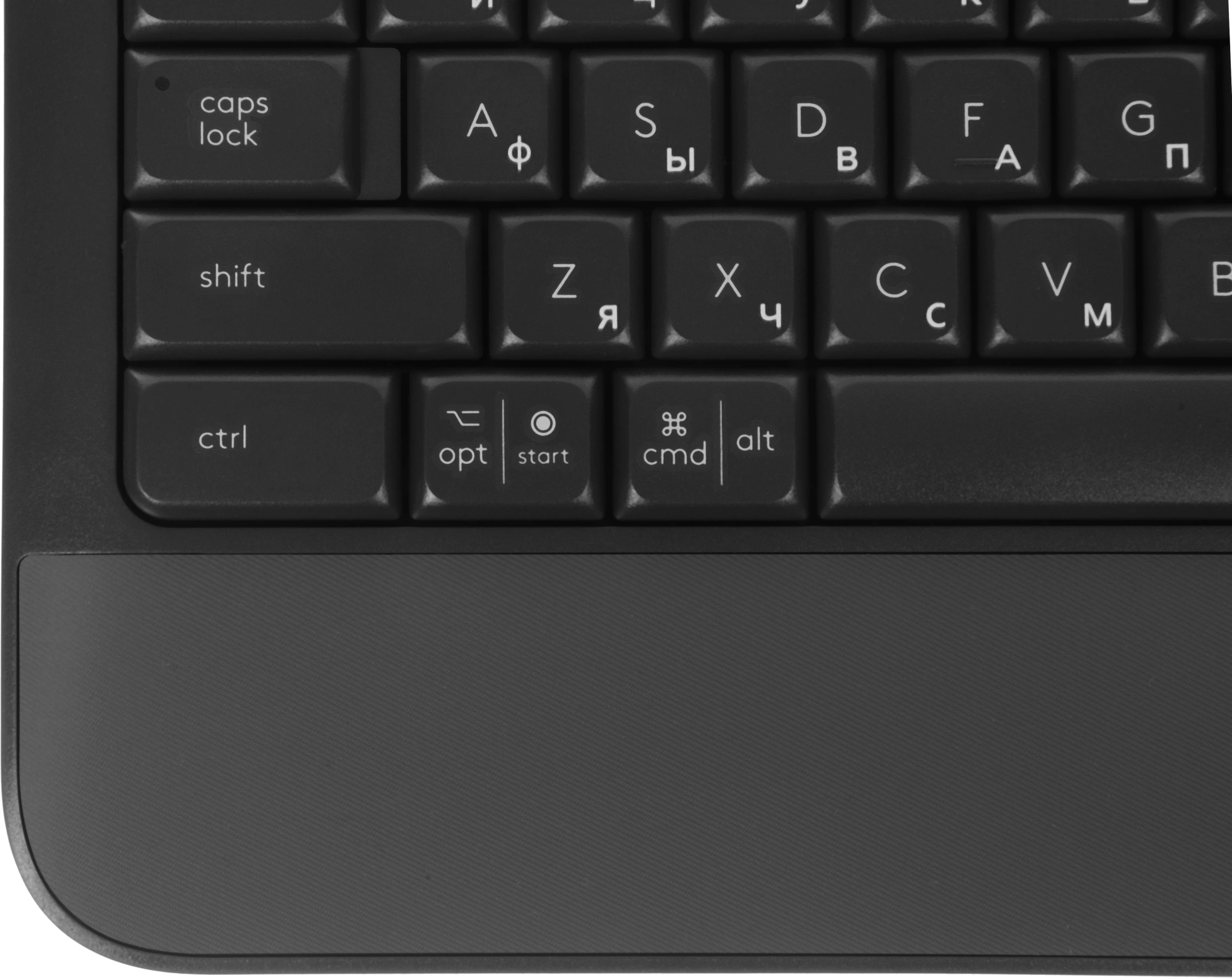 Клавиатура Logitech K650 черный USB беспроводная BT/Radio Multimedia (подставка для запястий) (920-010954) — миниатюра 3
