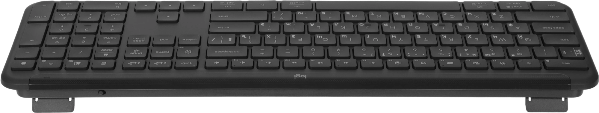 Клавиатура Logitech K950 черный USB беспроводная BT/Radio slim (920-012434) — миниатюра 11