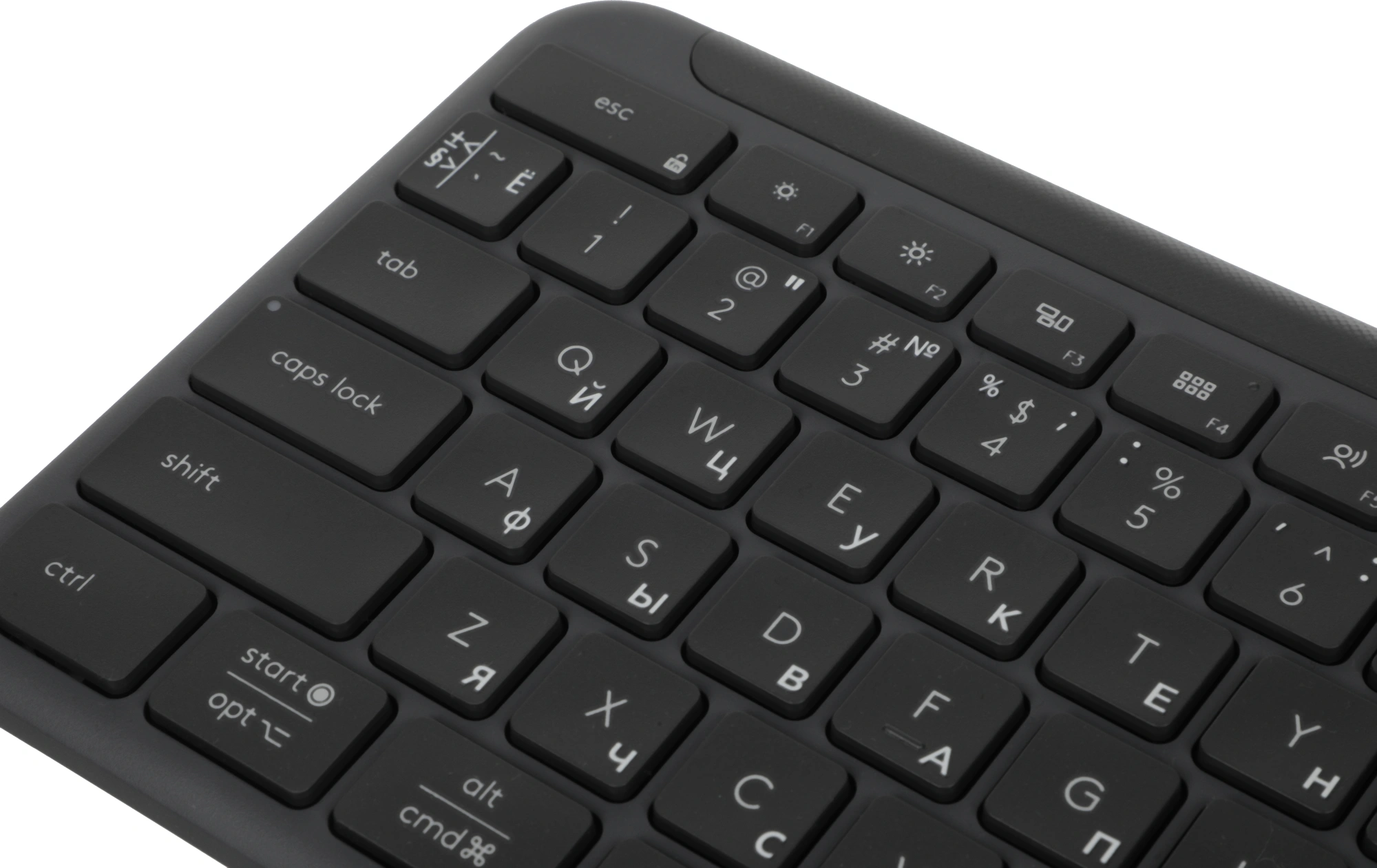 Клавиатура Logitech K950 черный USB беспроводная BT/Radio slim (920-012434) — миниатюра 2