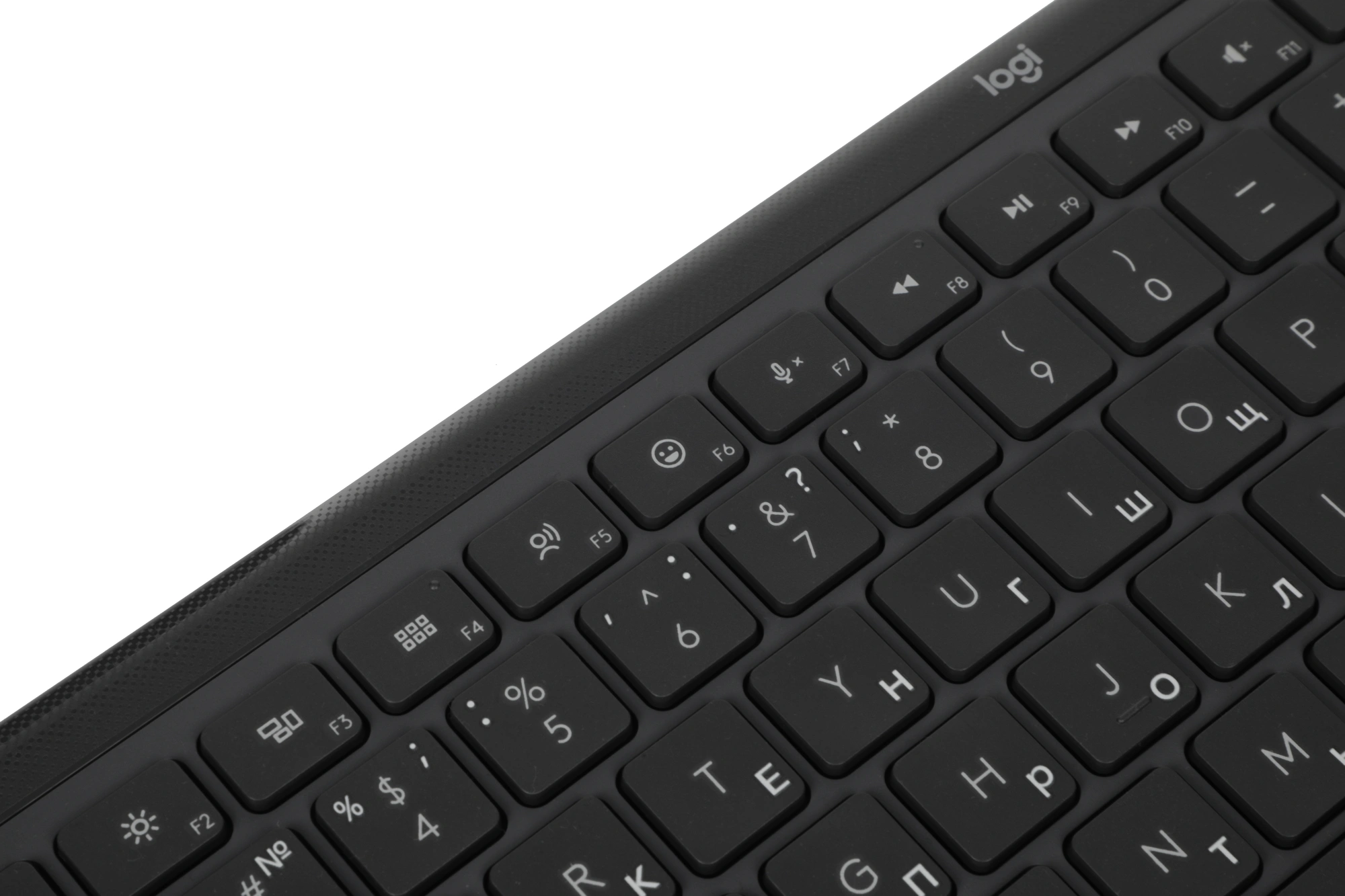 Клавиатура Logitech K950 черный USB беспроводная BT/Radio slim (920-012434) — миниатюра 4
