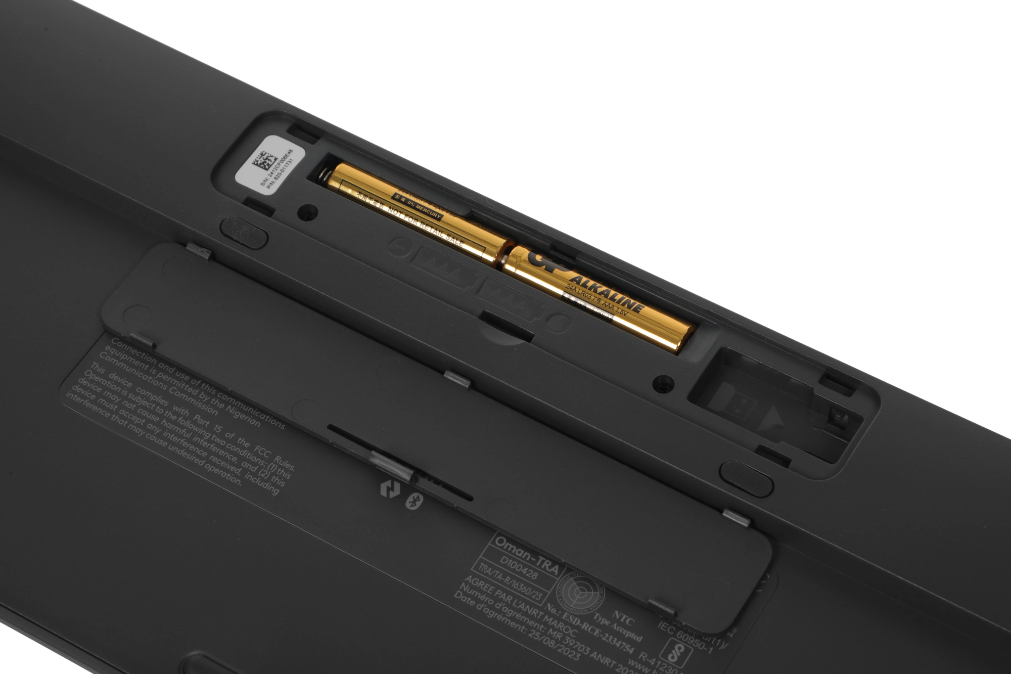 Клавиатура Logitech K950 черный USB беспроводная BT/Radio slim (920-012434) — миниатюра 9