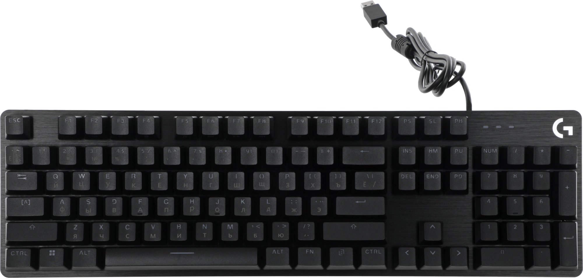 Клавиатура Logitech G412 SE механическая черный USB for gamer LED (920-010440) кабель 1.8м — миниатюра 7