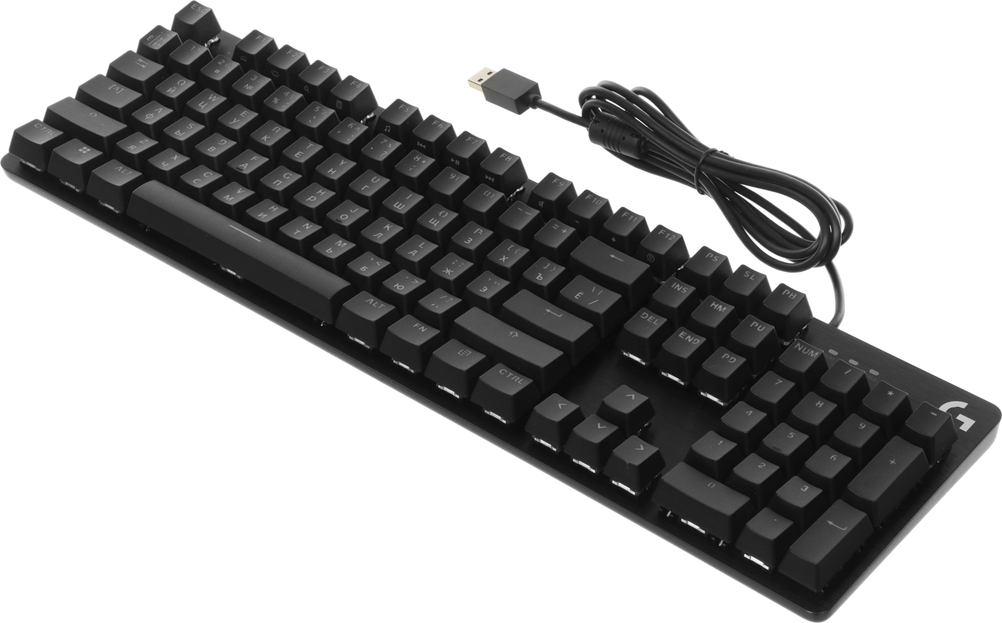 Клавиатура Logitech G412 SE механическая черный USB for gamer LED (920-010440) кабель 1.8м — фото 1