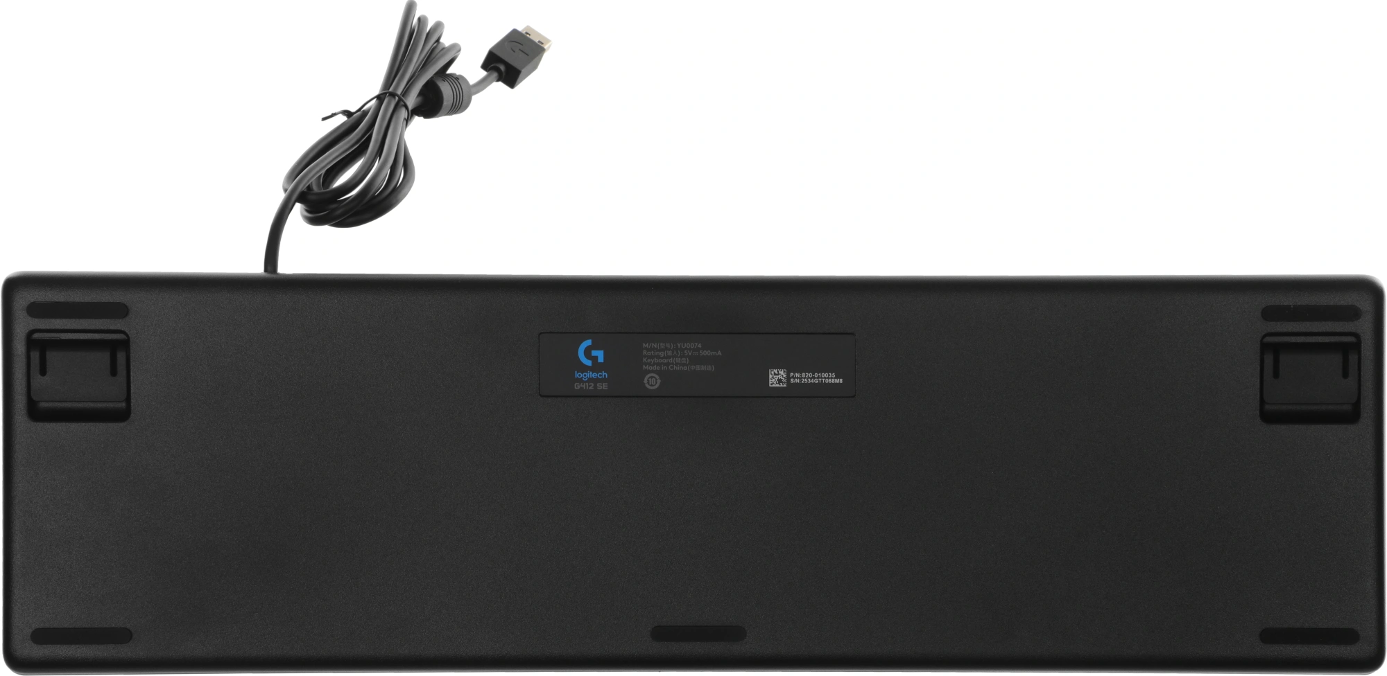 Клавиатура Logitech G412 SE механическая черный USB for gamer LED (920-010440) кабель 1.8м — миниатюра 8
