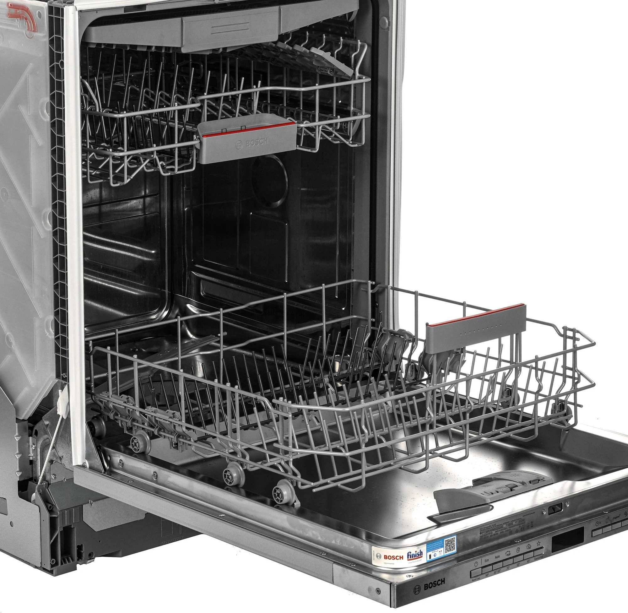 Посудомоечная машина встраив. Bosch SMV4HMX25Q полноразмерная серебристый инвертор — миниатюра 6