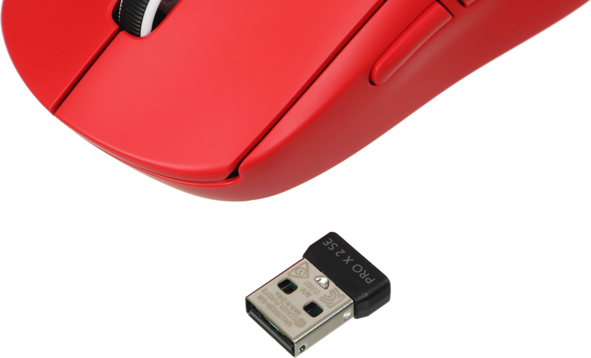 Мышь Logitech G PRO X SUPERLIGHT 2 SE красный оптическая 44000dpi беспров. USB-C 4but (910-007474) — миниатюра 5