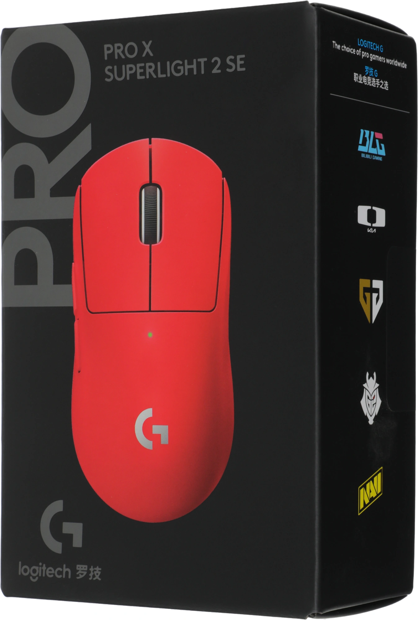 Мышь Logitech G PRO X SUPERLIGHT 2 SE красный оптическая 44000dpi беспров. USB-C 4but (910-007474) — миниатюра 14