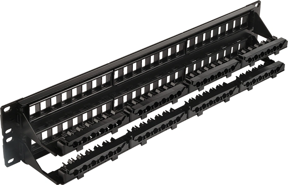 Патч-панель наборная Lanmaster LAN-PPN48OK-UTP 19" 2U 48x UTP — миниатюра 2