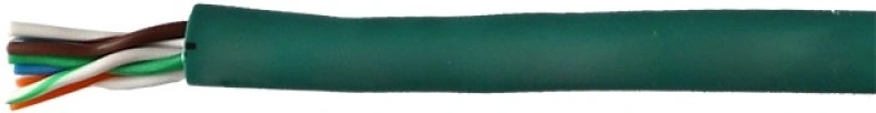 Кабель информационный Lanmaster LAN-5EUTP-HFLT-GN кат.5E UTP 4 пары 24AWG LSZH внутренний 305м зеленый — фото 1