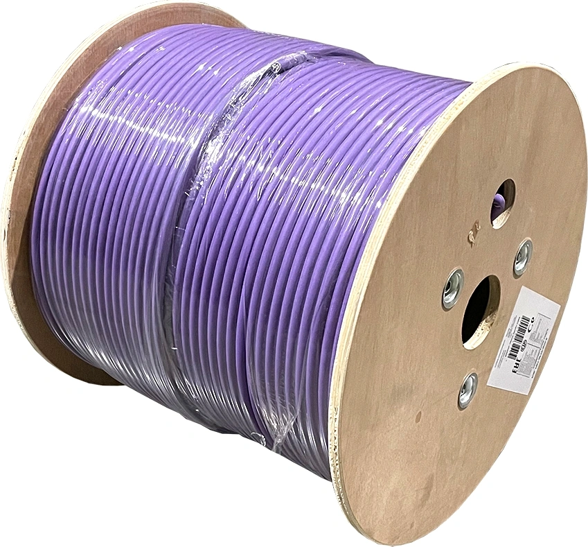 Кабель информационный Lanmaster TWT-6FTP-NGLS кат.6 FTP 4 пары 23AWG нг(А)-LS внутренний 305м фиолетовый — фото 1