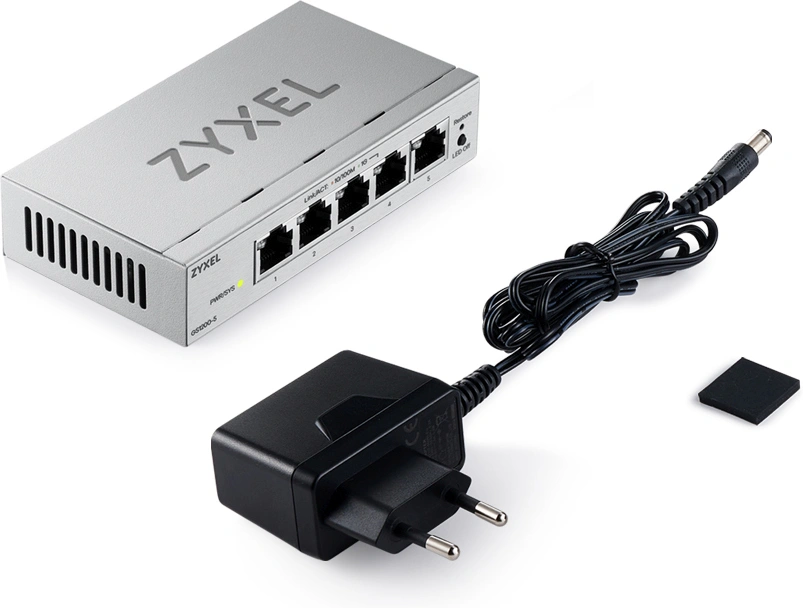Коммутатор Zyxel GS1200-5V3-EU0101F (L2) 5x1Гбит/с управляемый — миниатюра 6