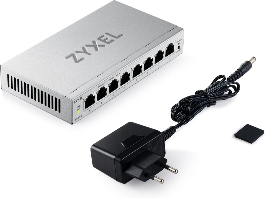 Коммутатор Zyxel GS1200-8V3-EU0101F (L2) 8x1Гбит/с управляемый — миниатюра 6
