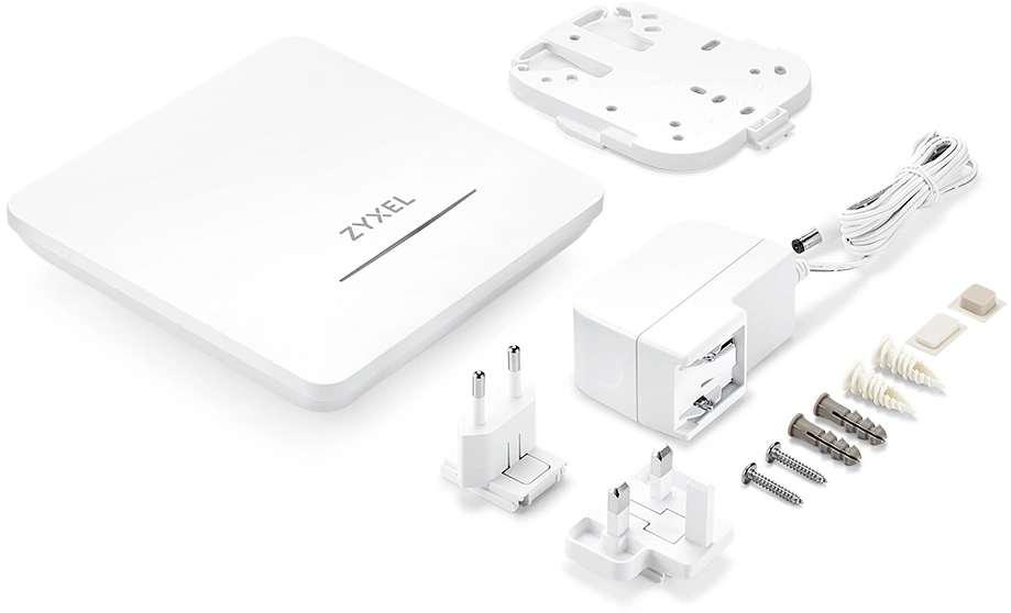 Точка доступа Zyxel NebulaFlex NWA90BE-EU0102F BE5100 10/100/1000/2500BASE-T белый — миниатюра 2