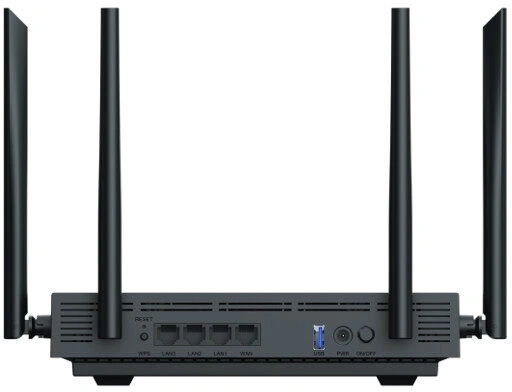 Роутер беспроводной Netis NX32U AX3000 10/100/1000BASE-TX/4G ready черный — миниатюра 5