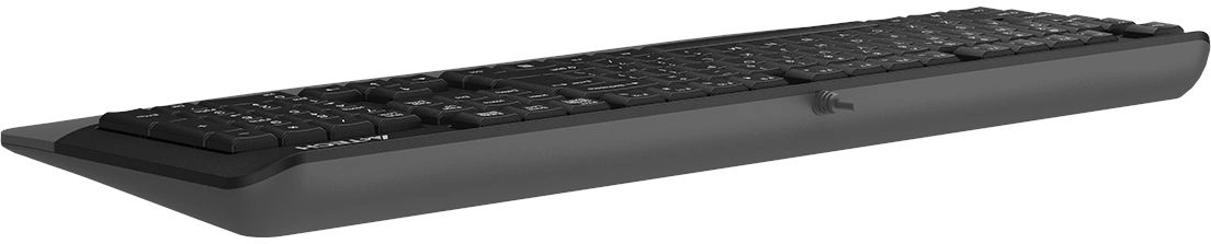 Клавиатура A4Tech Fstyler FK20 серый USB Multimedia (подставка для запястий) (FK20) кабель 1.5м — миниатюра 9