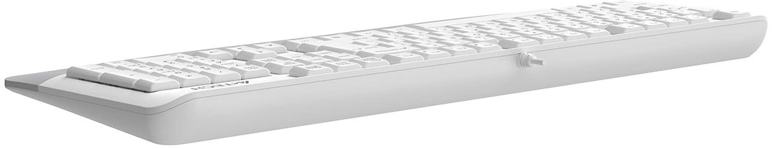 Клавиатура A4Tech Fstyler FK20 белый USB Multimedia (подставка для запястий) (FK20) кабель 1.5м — миниатюра 9
