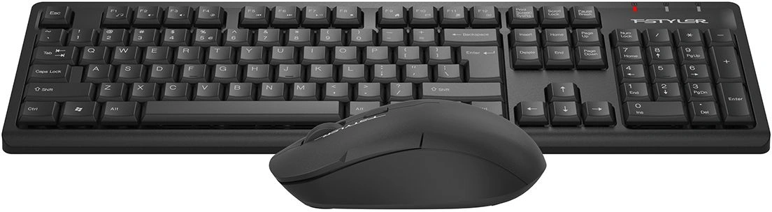 Клавиатура + мышь A4Tech Fstyler FG1200S клав:черный мышь:черный USB беспроводная Multimedia — миниатюра 4