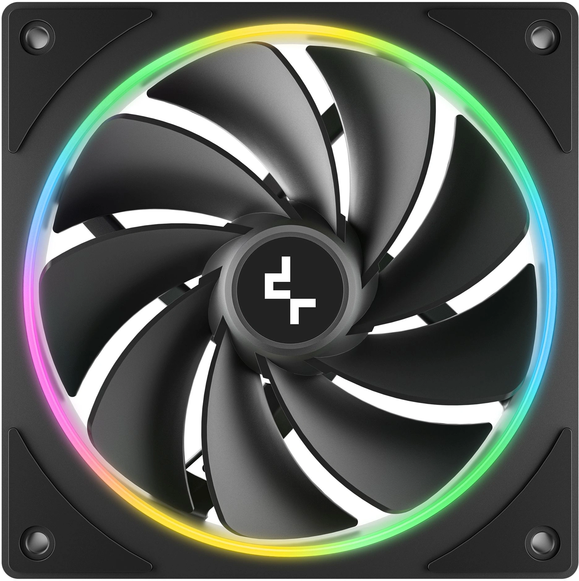 Вентилятор для корпуса Deepcool FL12R SE Reverse ARGB 120х120x25 черный 4-pin 25.79дБ (R-FL12RSE-BKAPN1-G) Ret — миниатюра 2