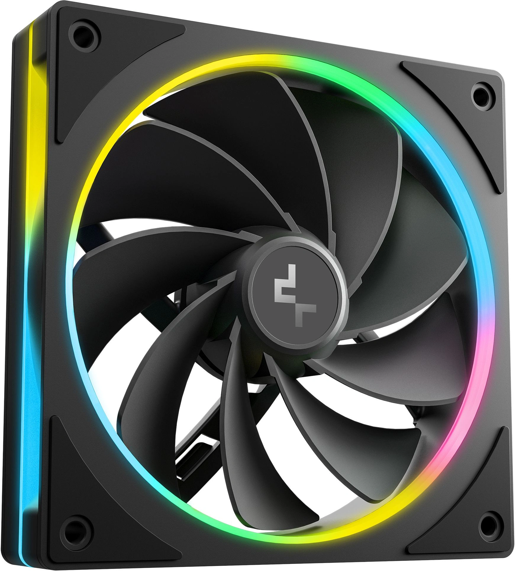 Вентилятор для корпуса Deepcool FL12R SE Reverse ARGB 120х120x25 черный 4-pin 25.79дБ (R-FL12RSE-BKAPN1-G) Ret — миниатюра 3