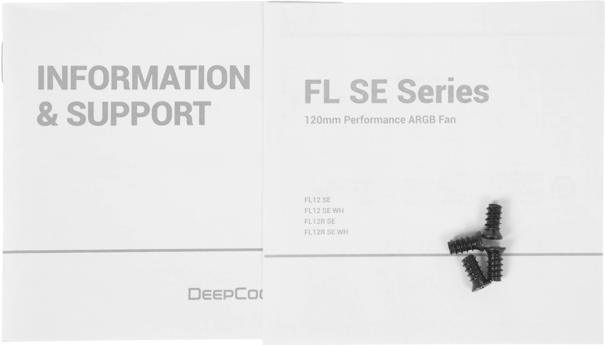 Вентилятор для корпуса Deepcool FL12R SE Reverse ARGB 120х120x25 черный 4-pin 25.79дБ (R-FL12RSE-BKAPN1-G) Ret — миниатюра 4