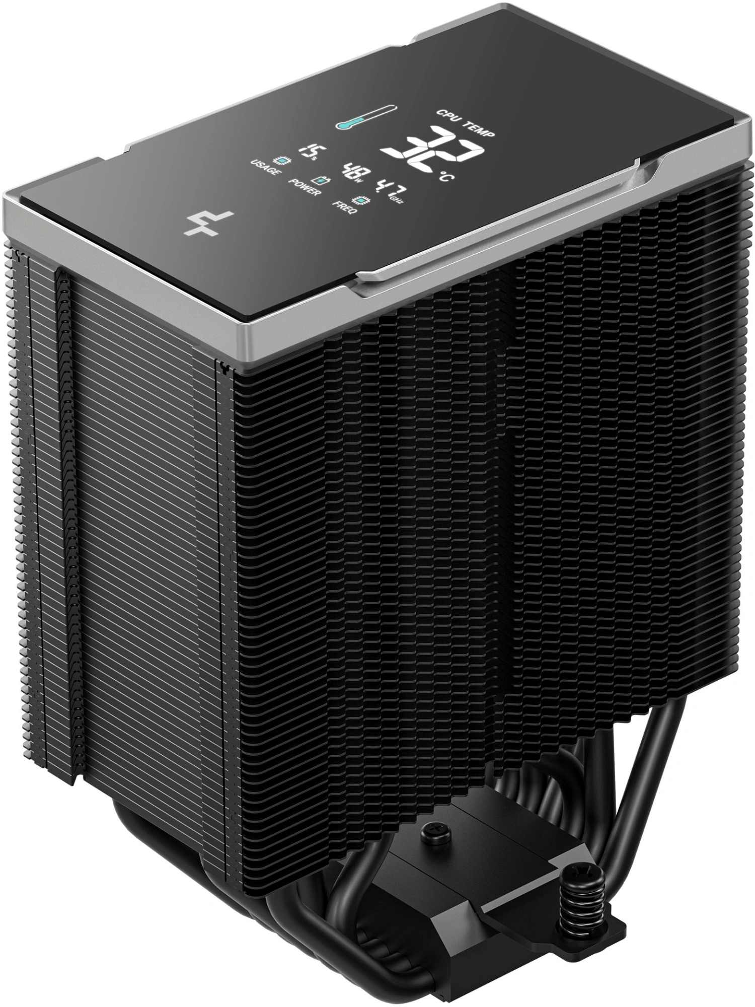 Устройство охлаждения(кулер) Deepcool AK700 Digital NYX Soc-AM5/AM4/1200/1700/1851 черный 4-pin 21-36dB Al+Cu LCD 280W 1252gr Ret (R-AK700-BKNNMN-GJD-1) — миниатюра 6
