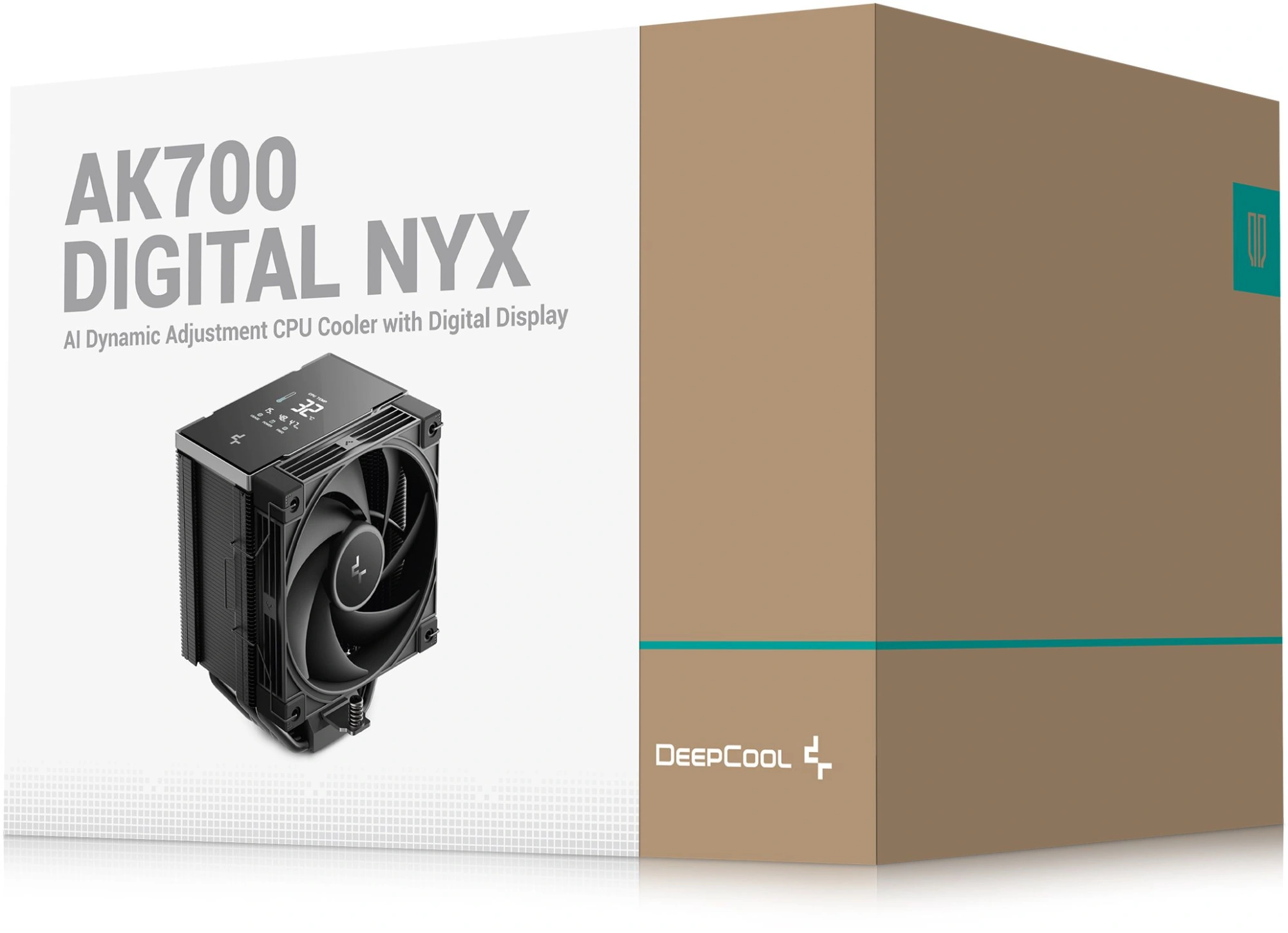Устройство охлаждения(кулер) Deepcool AK700 Digital NYX Soc-AM5/AM4/1200/1700/1851 черный 4-pin 21-36dB Al+Cu LCD 280W 1252gr Ret (R-AK700-BKNNMN-GJD-1) — миниатюра 9