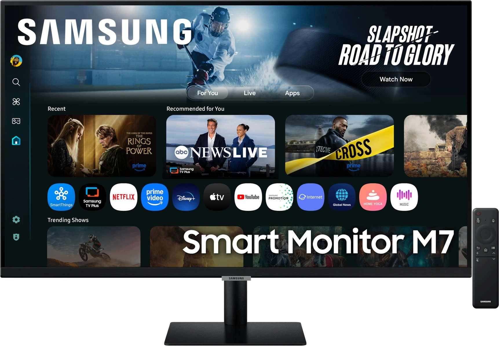 Монитор Samsung 32" S32FM702UIXCI черный VA LED 16:9 HDMI M/M матовая 3000:1 300cd 178гр/178гр 3840x2160 60Hz 4K USB 6.5кг — миниатюра 12