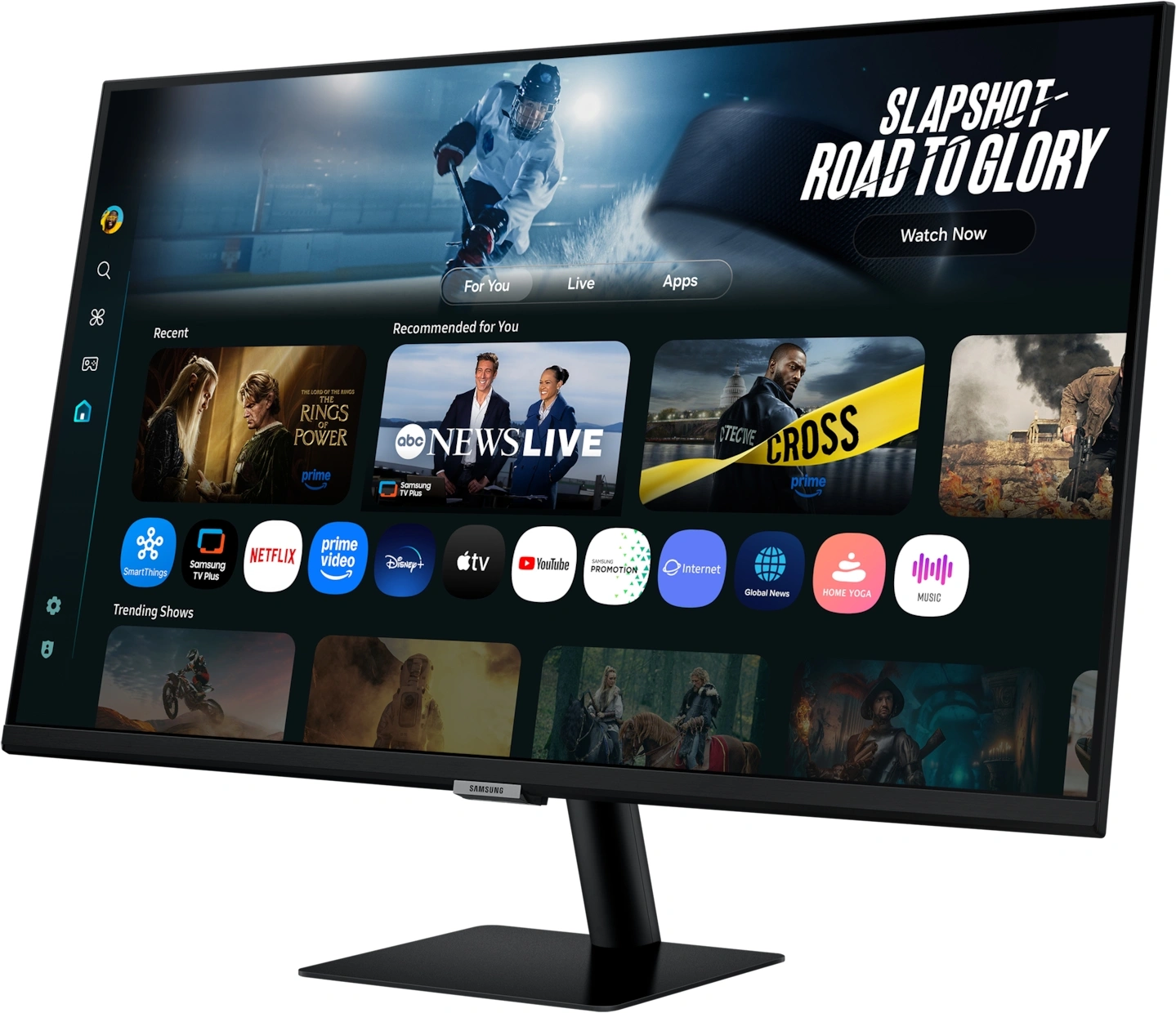 Монитор Samsung 32" S32FM702UIXCI черный VA LED 16:9 HDMI M/M матовая 3000:1 300cd 178гр/178гр 3840x2160 60Hz 4K USB 6.5кг — миниатюра 7