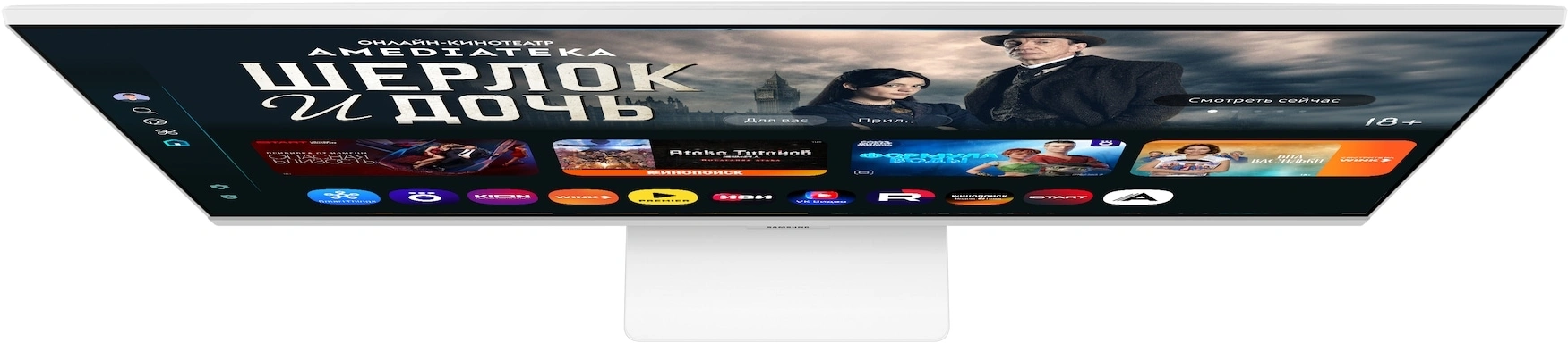 Монитор Samsung 32" M7 S32FM703UIXCI белый VA LED 16:9 HDMI M/M матовая 3000:1 300cd 178гр/178гр 3840x2160 60Hz 4K USB 6.8кг — миниатюра 7