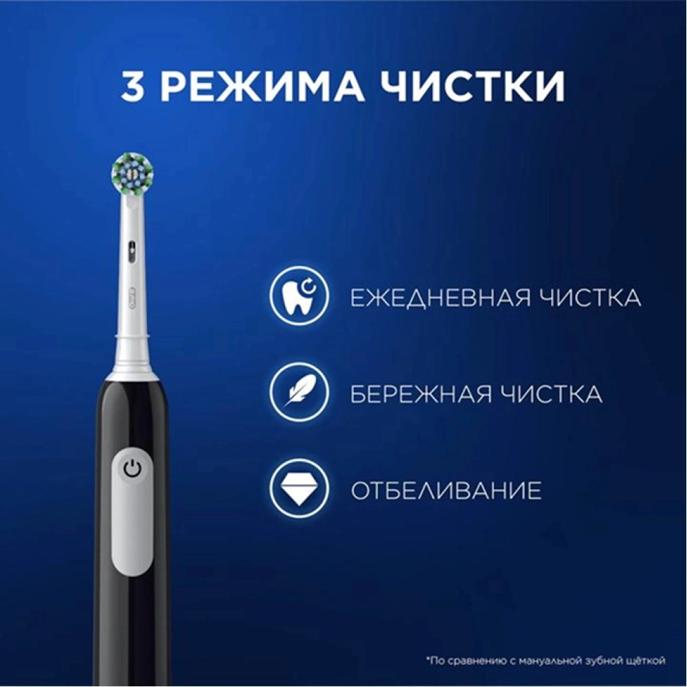 Зубная щетка электрическая Oral-B Pro 1 80870428 черный — миниатюра 8