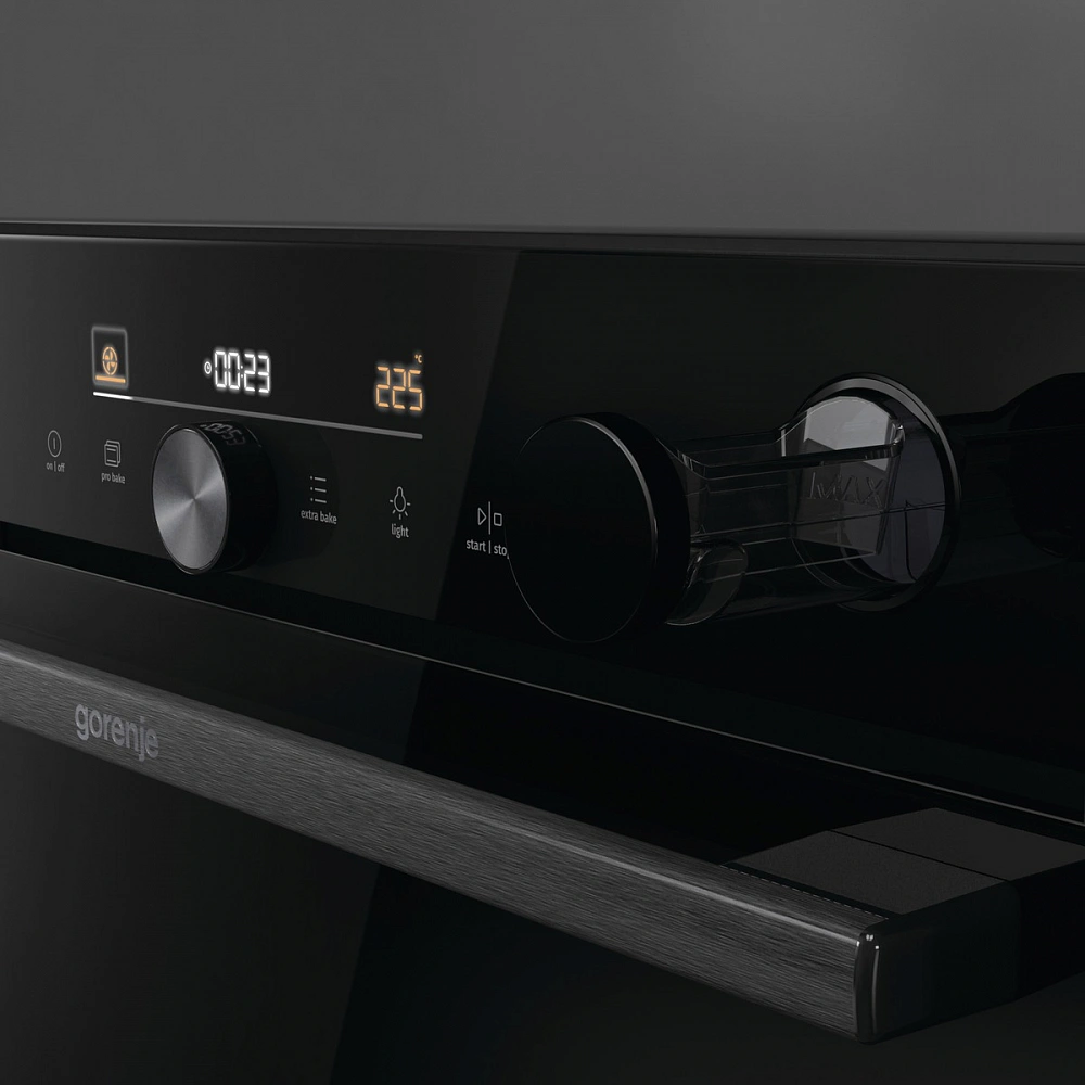 Духовой шкаф Электрический Gorenje BSA6747DGWI черный — миниатюра 4