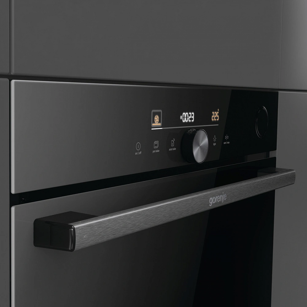 Духовой шкаф Электрический Gorenje BSA6747DGWI черный — миниатюра 5